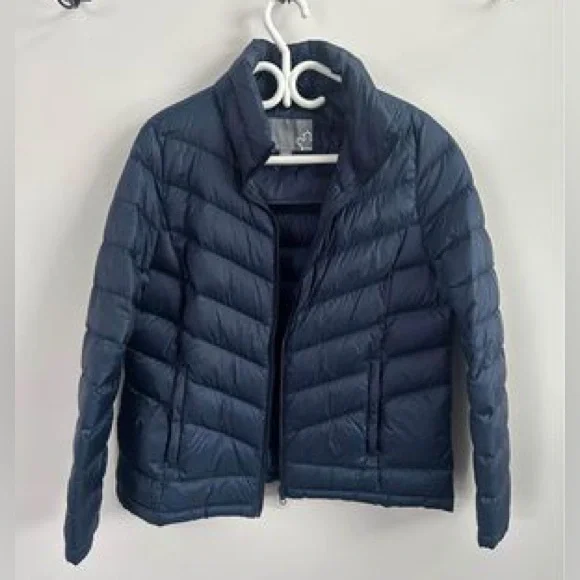 Women’s Blue Puffer Fall Jacket